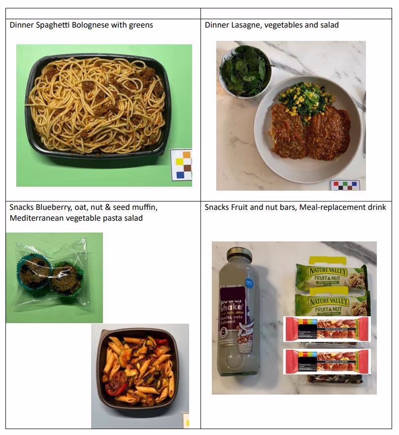Сравнение приемов пп пищи УОП -5